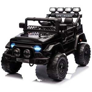 Ride On Truck Car for Kids, 12V Electric Ride On Car with Remote Control - 1 of 4