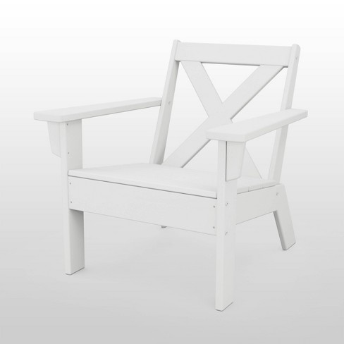 Lawn chair white hot sale