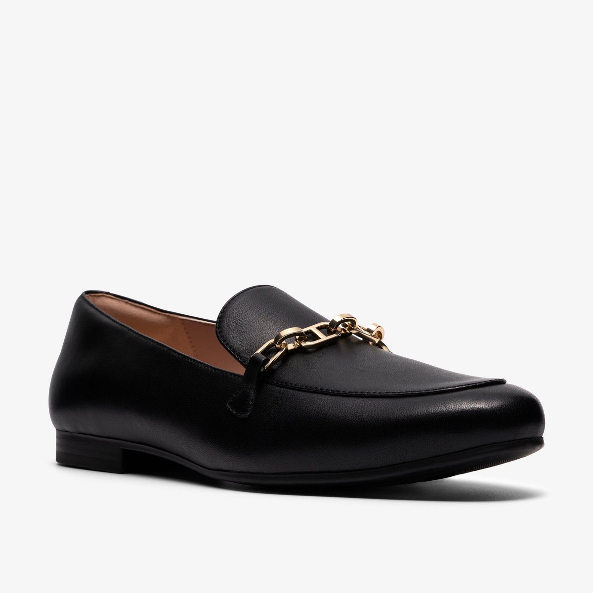 Обувь Clarks Womens Tamna Iris Black Leather Shoes 10 Medium — фото 5