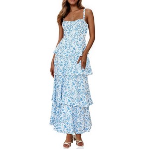 checked maxi dress for women MO&Co. Women's Checked Tank Maxi Dresses Plaid Size M