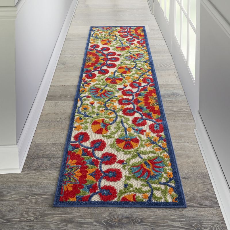 Nourison Aloha Transitional Floral Outdoor Rug, 3 of 17