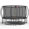 VisioGear Trampoline, Trampoline with Safety Enclosure Net, Trampoline for Kids and Adults, Black, 182.28"*182.28"*101.88" - 3 of 4