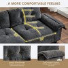 YOOCOZZ Upholstered Sectional Sofa with Armrest Storage, Cup Holder, Charging Ports and Movable Storage Ottoman - 4 of 4