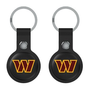 Keyscaper NFL NFC Teams Insignia Black Airtag Holder 2-Pack - 1 of 4