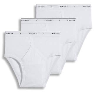 Jockey Mens Elance Poco Brief 2 Pack Underwear Briefs 100% Cotton L  Boysenberry/varsity Herringbone : Target