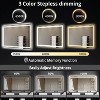 Anti-Fog LED Bathroom Mirror, Dimmable Vanity Mirror with Front & Back Lighting, Memory Function, Stepless Dimming, Modern Bathroom Wall Mirror - 4 of 4