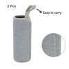 Unique Bargains Neoprene Insulated Non-slip Protective Glass Bottles Sleeve with Strap 2 Pcs - 3 of 4