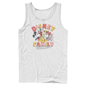 Mens Mickey & Friends Family Vacation Tank Top - 1 of 4