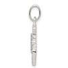 Black Bow Jewelry Sterling Silver and CZ, Lauren Collection, Initial S Pendant - 2 of 4