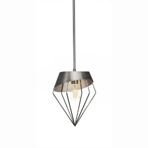 Toltec Lighting Neo 1 - Light Pendant in  Brushed Nickel - 1 of 1