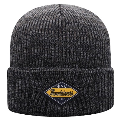 NCAA West Virginia Mountaineers Men's Black Aclaim Knit Cuffed Beanie