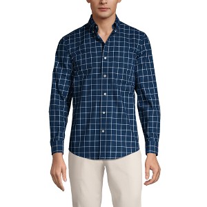 Lands' End Men's Traditional Fit No Iron Twill Shirt - 1 of 4