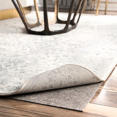 Brody 6' Square Grey Eco-Friendly Non-Skid Rug Pad