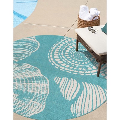 Unique Loom Outdoor Coastal Collection Area Rug - Bodrum (' " x ' "  )