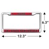 Cal State Northridge Alumni Logo Full Size Standard License Plate Metal Frame - 4 of 4