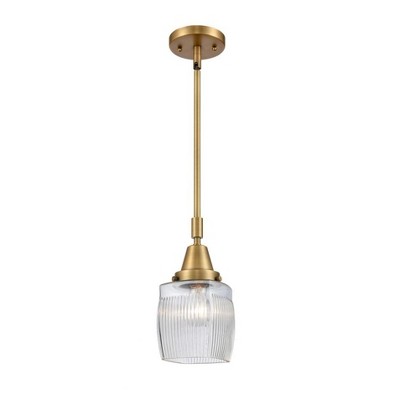 Colton - 1 Light Stem Hung Mini Pendant In Traditional Style-9.63 Inches Tall and 5.5 Inches Wide
