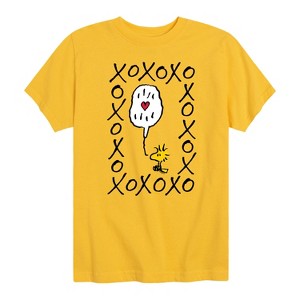 Boys' - Peanuts - Woodstock Xoxo Short Sleeve Graphic T-Shirt - 1 of 4