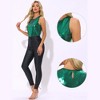 INSPIRE CHIC Women's Metallic Sleeveless Club Party Shiny Tank Top - 2 of 4