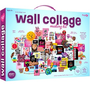 Wall Collage Making Kit for Teens – 1000+ Piece Set with Stickers and Pre-Cut Artworks, Personalize Your Room Décor, Gifts for Girls - 1 of 3