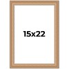 PosterPalooza | Weathered Yellow Picture Frame - UV Acrylic, Foam Board Backing, Hanging Hardware - 2 of 4
