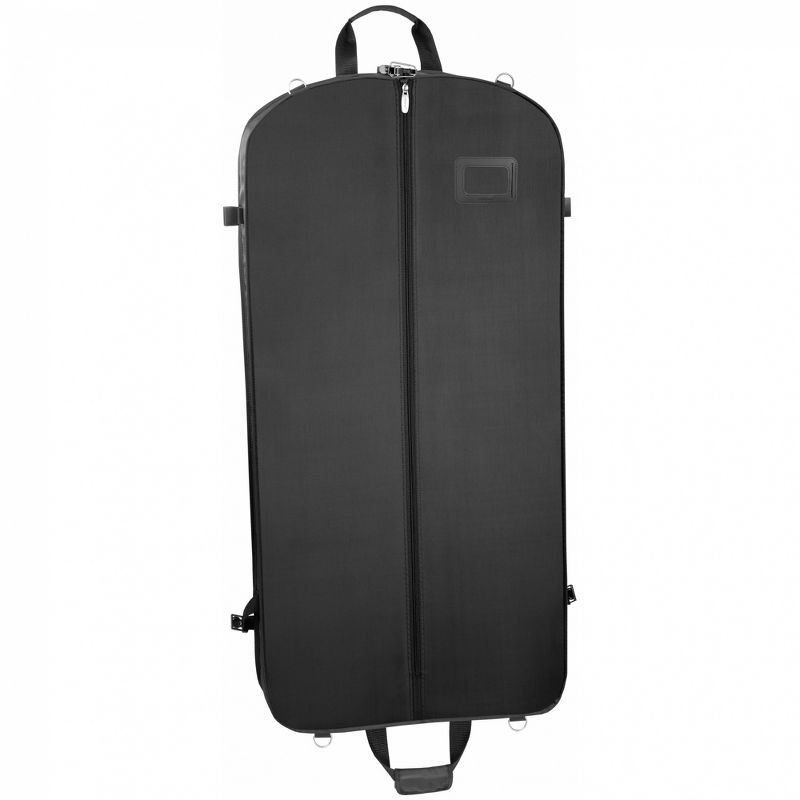 WallyBags 42" Premium Travel Garment Bag with Shoulder Strap - Black, 2 of 5