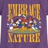 Girls' - Disney - Embrace Nature Fitted Short Sleeve Graphic T-Shirt - 2 of 4