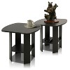 Furinno Simple Design End Table, Espresso, Set of 2 - 3 of 4