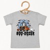 Boo-Dozer Ghost - Youth Short Sleeve Graphic T-Shirt and Toddler Short Sleeve Graphic T-Shirt - 2 of 3