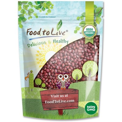 Organic Adzuki Beans - by Food To Live