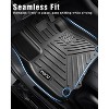 Floor Mats for Honda HRV, Heavy Duty Anti Skid All Weather TPE Floor Liners Fit for 2016-2022 Honda HRV Crew Cab - 2 of 4
