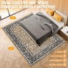 Area Rug - Large Non-Slip Stain Resistant Low Pile Rug Pet Child Friendly for Living Room, Bedroom Dining Room - 2 of 4