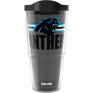 NFL Carolina Panthers Go The Distance Classic Tumbler - 24oz: Portable Plastic Drinkware - 1 of 2