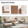Lausaint Home 6-Piece Wicker Conversation Sofa - 3 of 4
