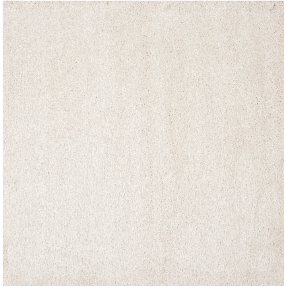 6'x6' Solid Tufted Square Area Rug Cream - Safavieh