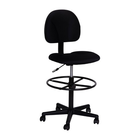 Ultra Comfort Stool with Foot Ring, Pneumatic Height Adjustment