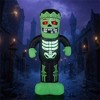 ChicFurnit Inflatable Holiday Decorations Frankenstein Monster with Details for Outdoor Halloween Display, Multicolored, 17.93"*12.02"*12.02" - 3 of 4