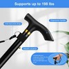 Attop Folding Cane, 5-Level Lightweight Collapsible Adjustable Height Walking Stick - 2 of 4