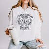 Aspen Colorado Ski Club Laurel Leaves - Women's Lightweight Garment Dyed Sweatshirt - 2 of 4