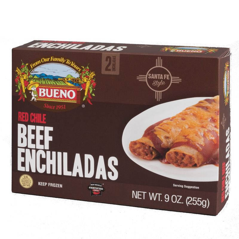 Bueno Red Chile Frozen Beef Enchiladas - 9oz, 1 of 4