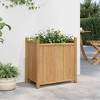 vidaXL Planter Raised Garden Bed Flower Pot Plant Stand Outdoor Balcony Bamboo - 19.7" x 11.8" x 19.7" - 3 of 4