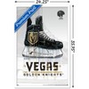 Trends International NHL Vegas Golden Knights - Drip Skate 20 Framed Wall Poster Prints - 3 of 4