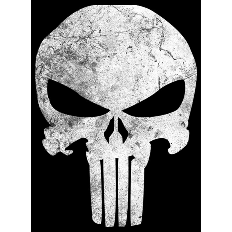 Men's Marvel Punisher Retro Skull Symbol T-Shirt, 2 of 6