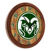 College Team "Faux" Barrel Top Wall Clock - 2 of 4