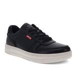 Levi's Womens Drive Lo Vegan Synthetic Leather Casual Lace Up Sneaker Shoe