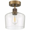 Access Lighting Port Nine 1 - Light Flush Mount in  Antique Brushed Brass - 4 of 4