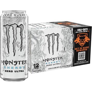 Monster Energy Zero Ultra - 12pk/16 fl oz Cans - 1 of 4