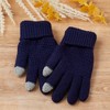 Hadley Wren Bailey Knit Gloves - Navy - 2 of 4