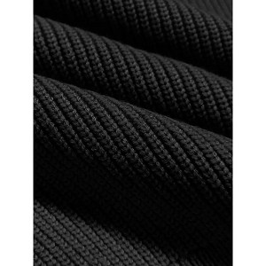 Womens v Neck Sweater Vest Oversized Ribbed Knit Sleeveless Casual Loose Fit Pullover Tank Top - 1 of 4