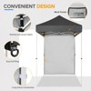 EAGLE PEAK 5x5ft Easy Setup Pop Up Canopy Tent with One Wall - 4 of 4