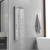 BWE 4-Jet Rainfall Shower Tower Shower Panel System with Waterfall Shower Head and Shower Wand - 3 of 4